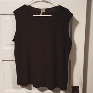 Susan Lawrence Elegant Black Tank Top